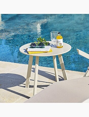 Table basse de jardin ronde SAONA