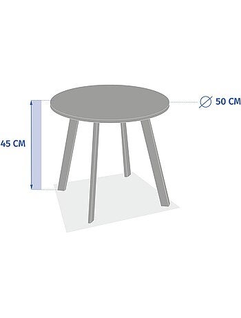 Table basse de jardin ronde SAONA