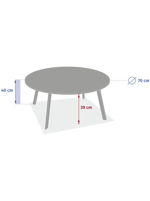 Table basse de jardin ronde SAONA - Kiabi