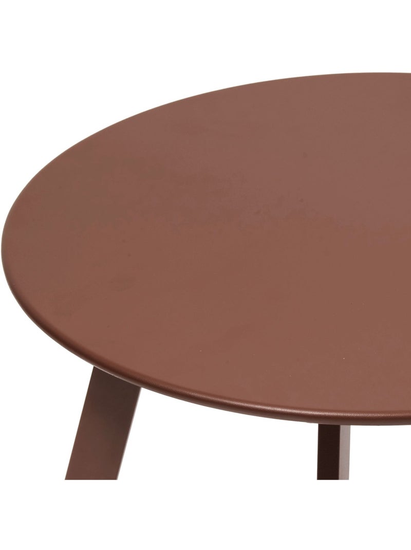 Table basse de jardin ronde SAONA Orange - Kiabi