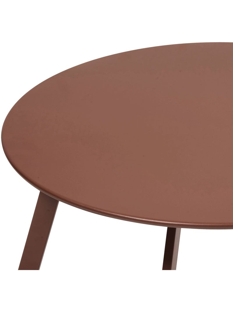 Table basse de jardin ronde SAONA Orange - Kiabi