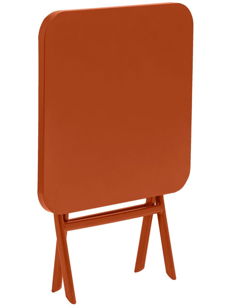 Table basse pliante carrée 2 places GREENSBORO Orange - Kiabi