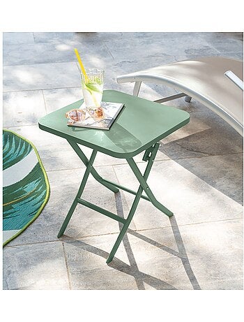 Table basse pliante carrée 2 places GREENSBORO