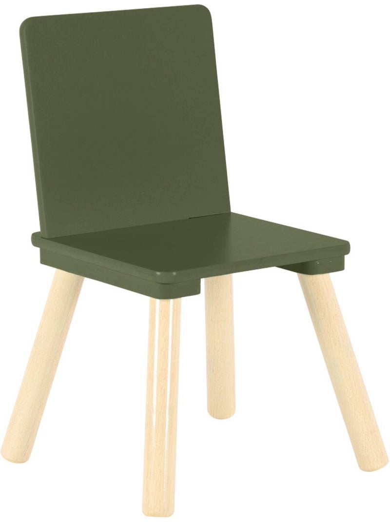 Table carrée enfant bois de pin 2 assises judith N/A - Kiabi