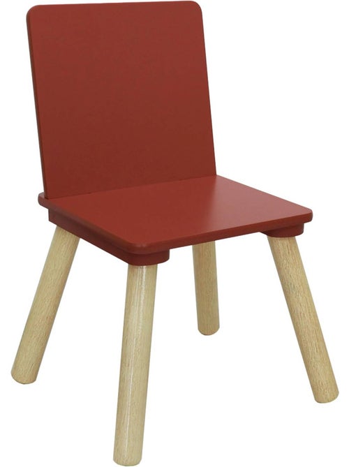 Table carrée enfant bois de pin 2 assises Judith - Kiabi Table carrée enfant bois de pin 2 assises Judith - Kiabi