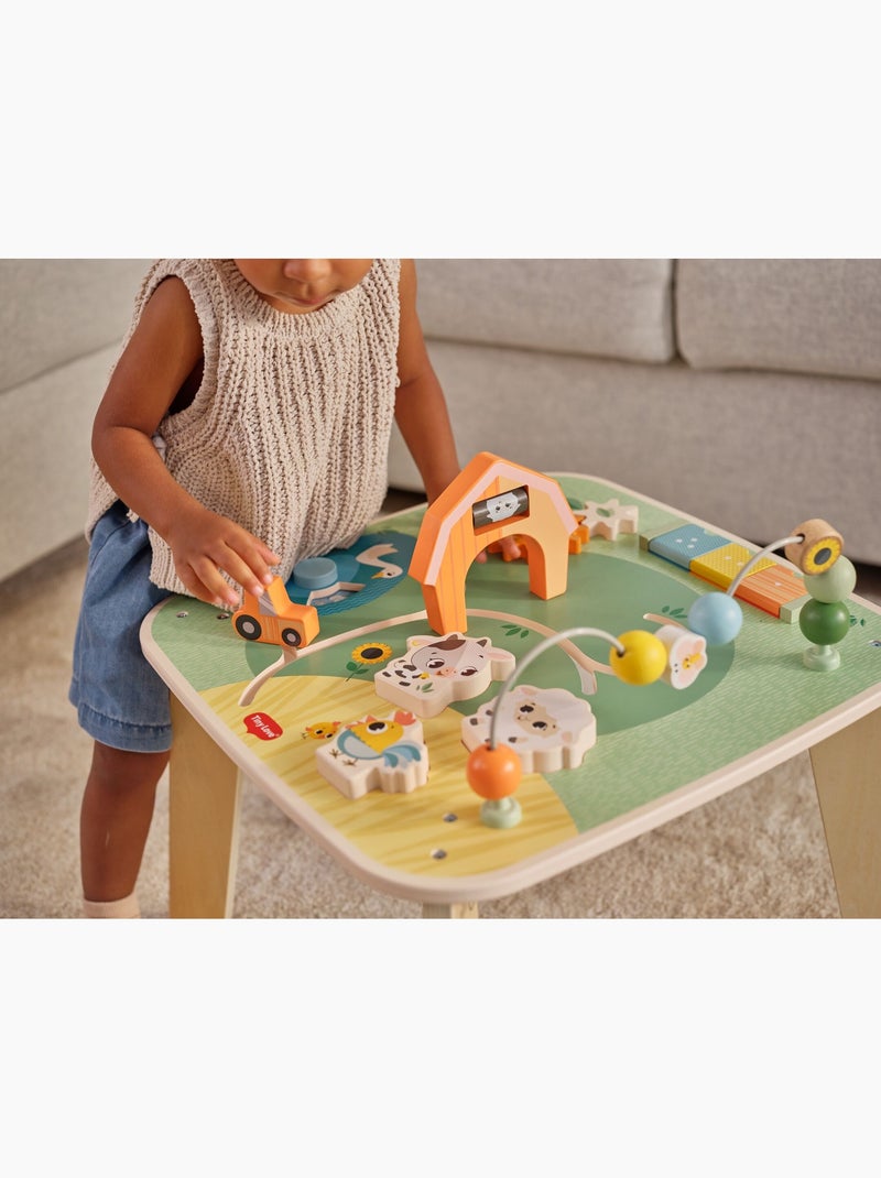 Table d’activité en bois Farmer’s Funday Bois naturel - Kiabi