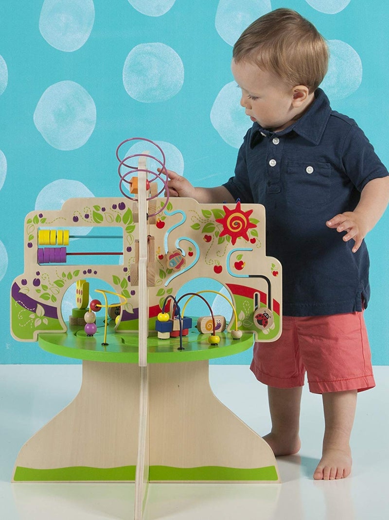 Table d'activités Arbre Boulier Beige - Kiabi