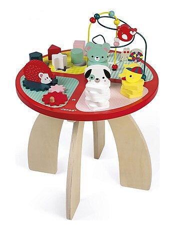 Grand cube d'activités 7 en 1 en bois bébé teamson kids multicolore Teamson  Kids