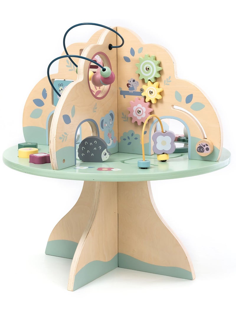 Table d'activités bois arbre d'éveil montessori mamabrum N/A - Kiabi