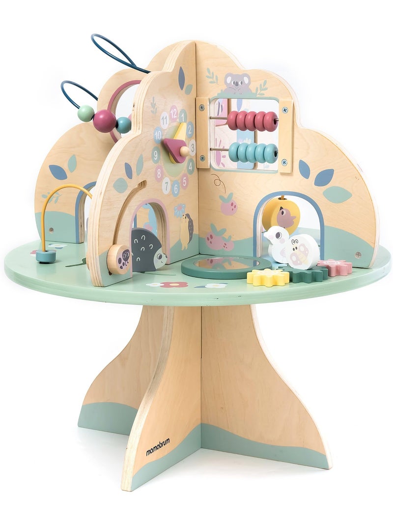 Table d'activités bois arbre d'éveil montessori mamabrum N/A - Kiabi