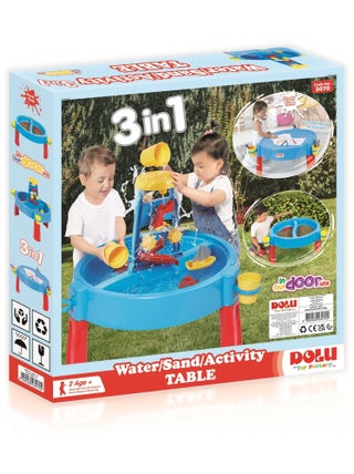 Table d'activités eau et sable 3 en 1