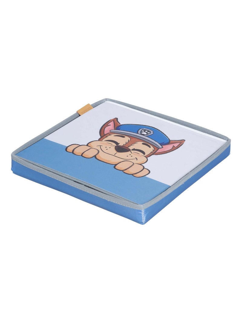 Table d'activités en bois + 1 tabouret cube avec rangement 'Roba Paw Patrol' Bleu Multicolore Gris - Kiabi