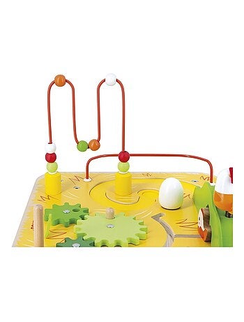 Table d'activités en bois Ferme