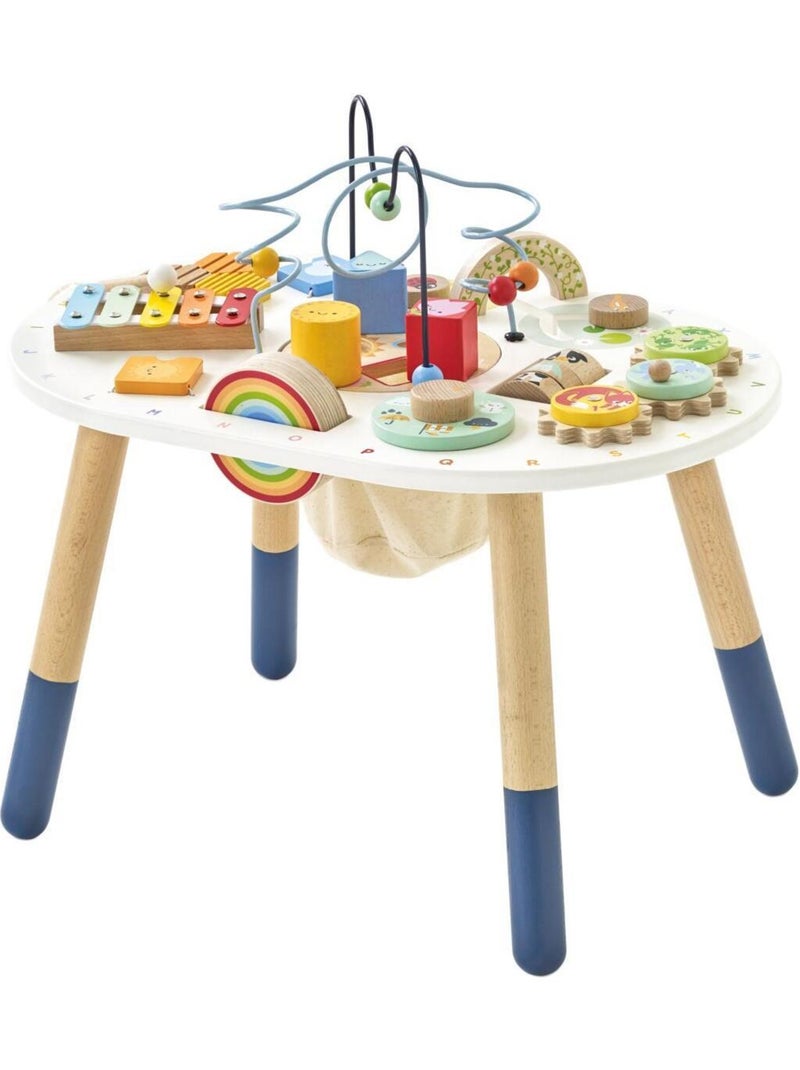 Table d'activités en bois multicolore Orange - Kiabi