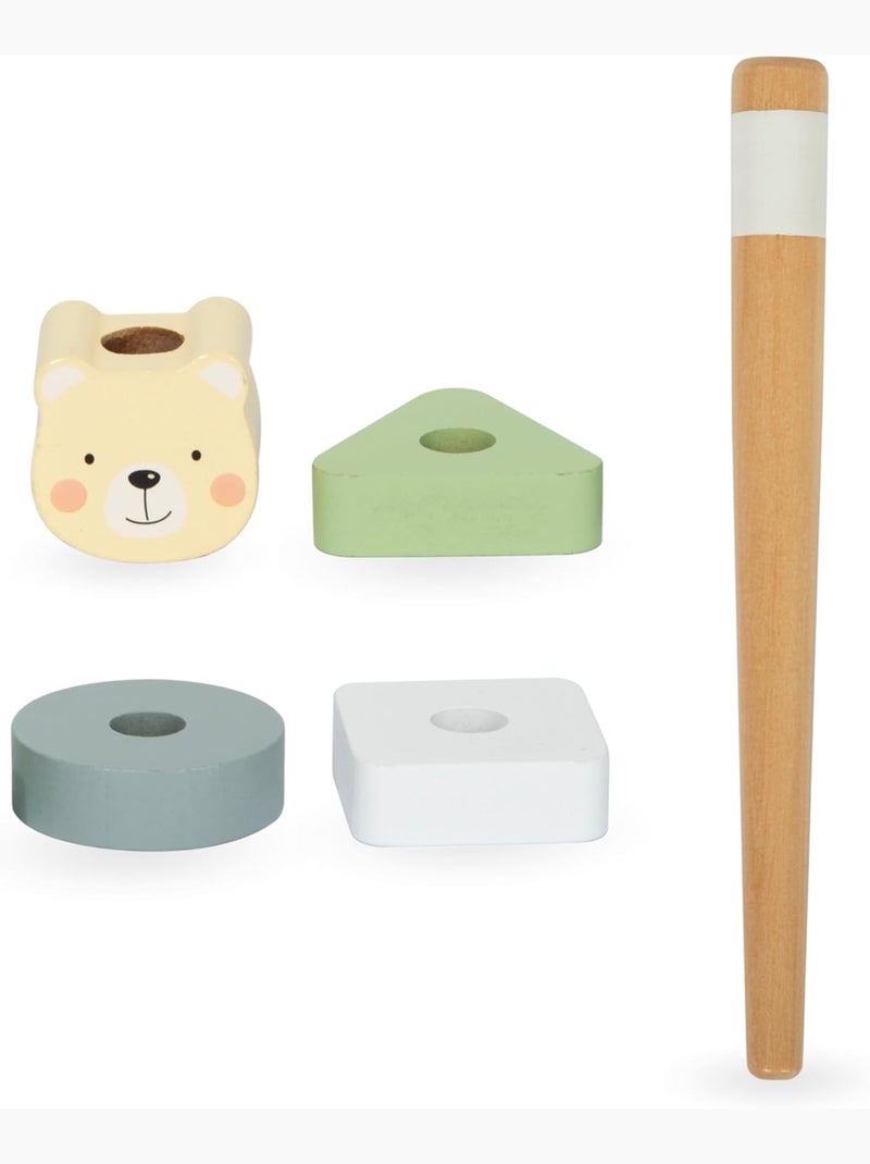 Table d'activités Montessori en bois animaux de la savane Mamabrum Beige - Kiabi