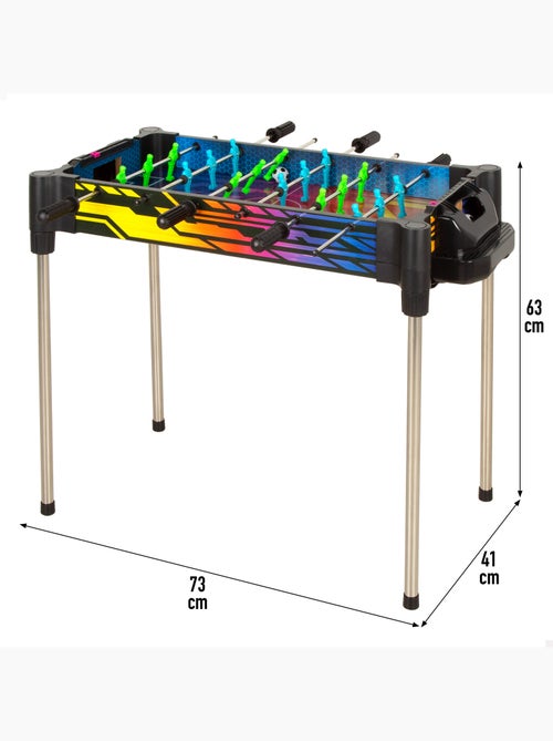 Table d'air hockey 2 en 1 et baby-foot néon cb games - Kiabi