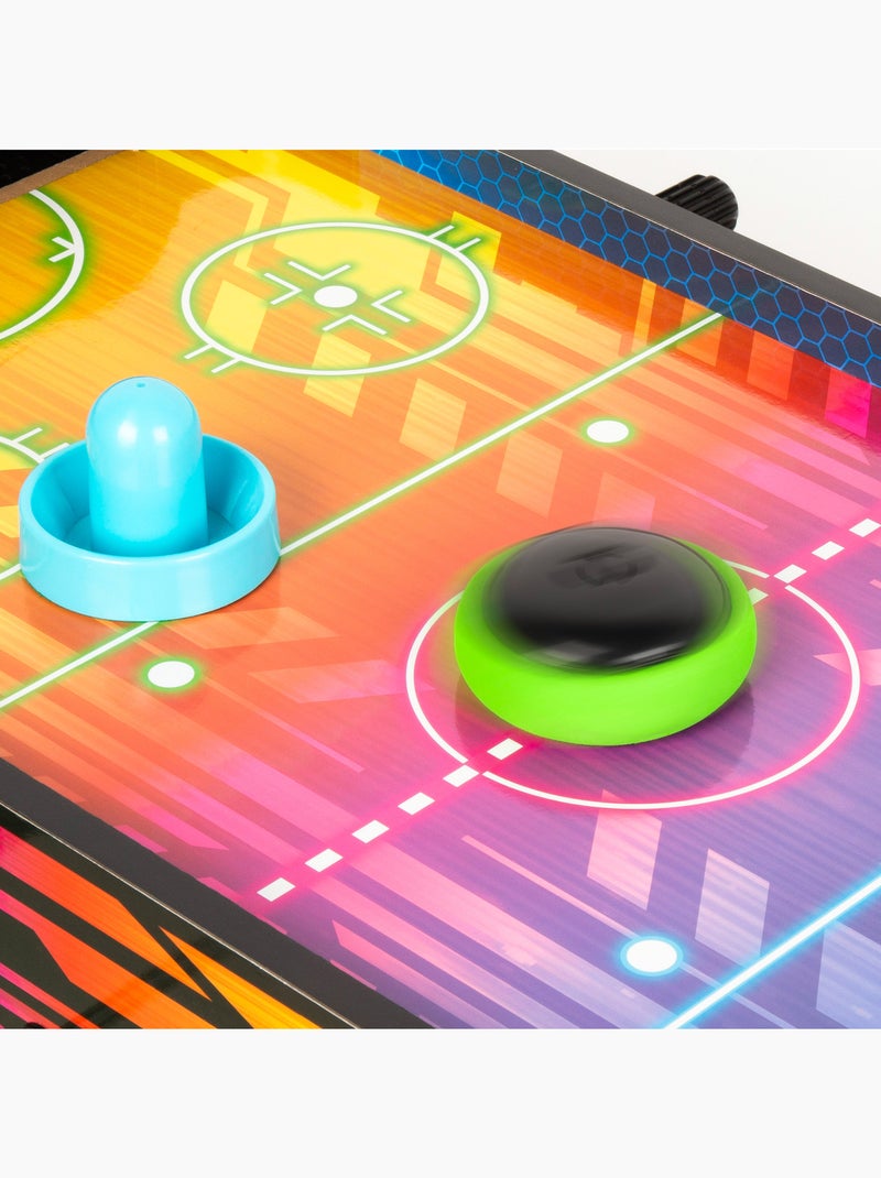 Table d'air hockey 2 en 1 et baby-foot néon cb games N/A - Kiabi