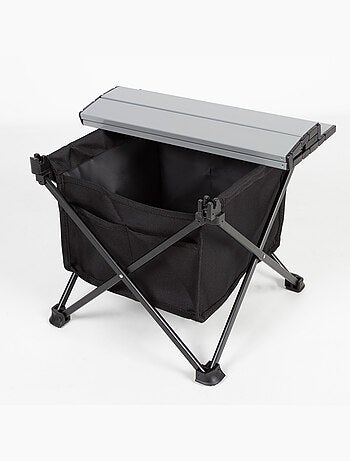 Table d'appoint de camping pliante avec sac de rangement et poche aktive
