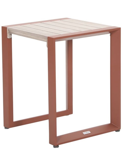 Table d'appoint de jardin carré en aluminium ALLURE - Kiabi