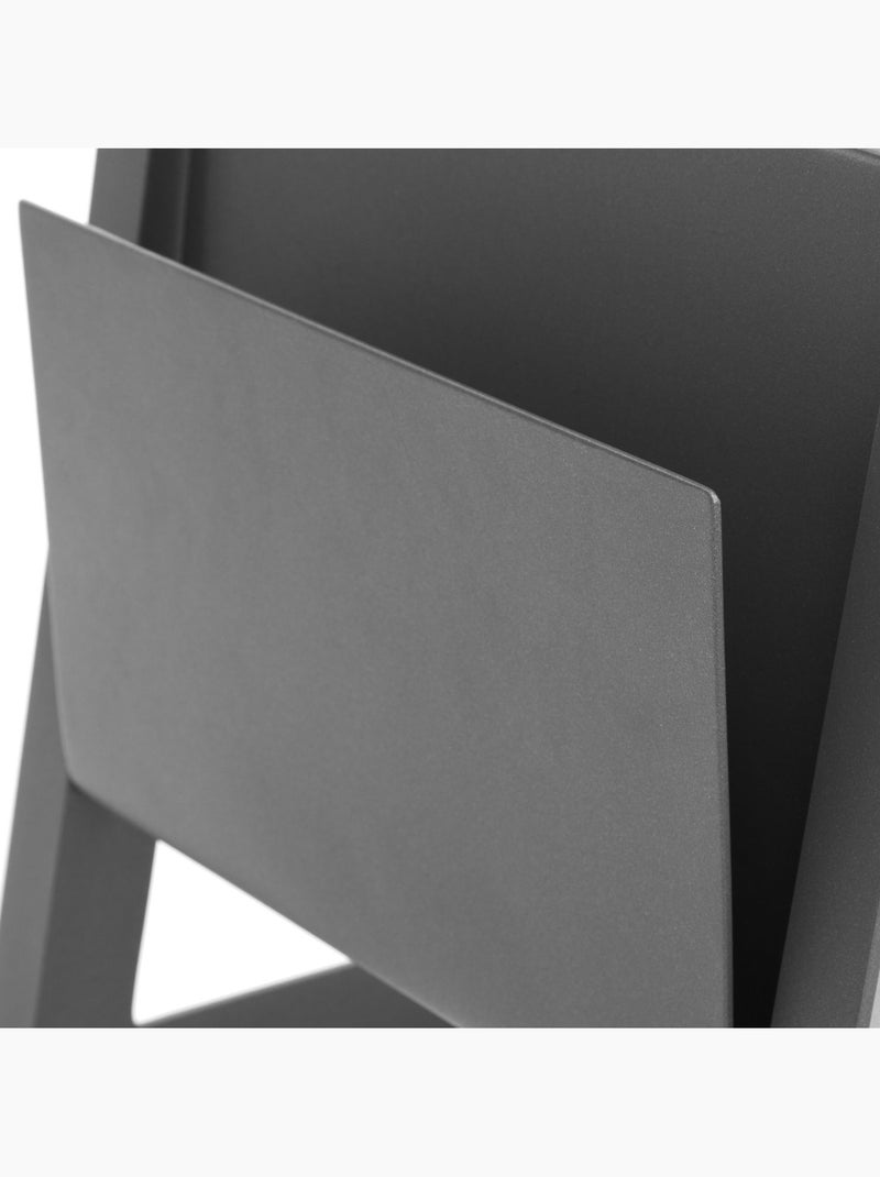 Table d'appoint de jardin carrée en aluminium ALLURE gris anthracite - Kiabi