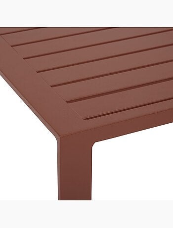 Table d'appoint de jardin carrée EVASION