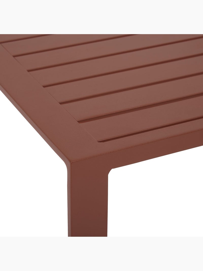 Table d'appoint de jardin carrée EVASION Orange - Kiabi