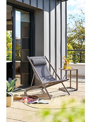 Table d'appoint de jardin carrée EVASION