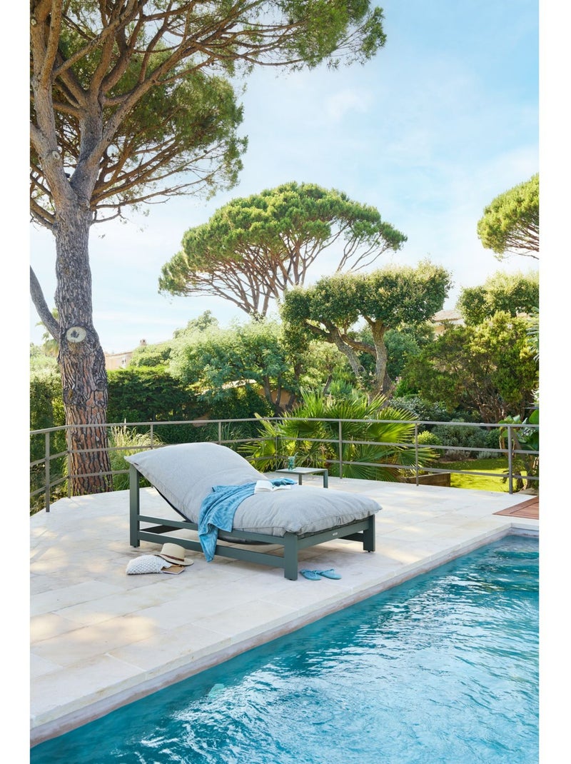 Table d'appoint de jardin carrée EVASION Vert - Kiabi