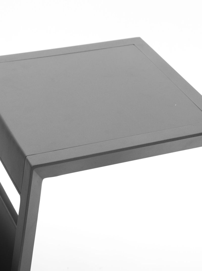 Table d'appoint de jardin design Allure Gris - Kiabi