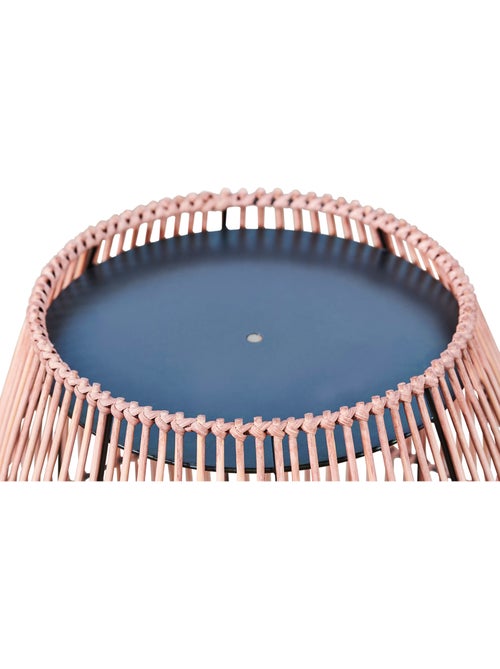 Table d'appoint de jardin en bambou, 47cm, Marron - Kiabi Table d'appoint de jardin en bambou, 47cm, Marron - Kiabi
