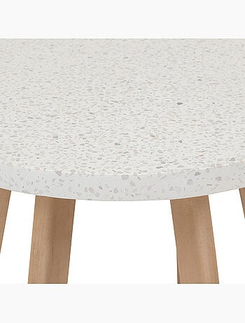 Table d'appoint de jardin en bois d'eucalyptus LEMINDO