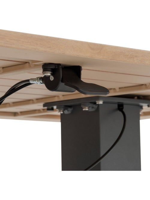 Table d'appoint de jardin en bois d'eucalyptus LEMINDO - Kiabi Table d'appoint de jardin en bois d'eucalyptus LEMINDO - Kiabi