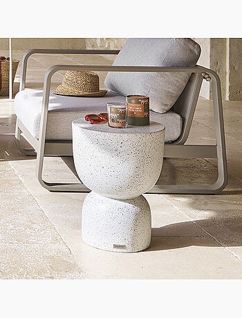 Table d'appoint de jardin en bois d'eucalyptus LEMINDO
