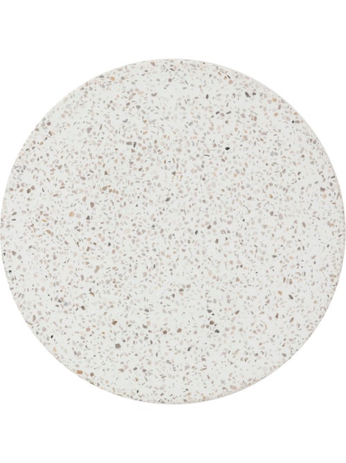 Table d'appoint de jardin en ciment effet terrazzo TIMANDRA - Kiabi Table d'appoint de jardin en ciment effet terrazzo TIMANDRA - Kiabi