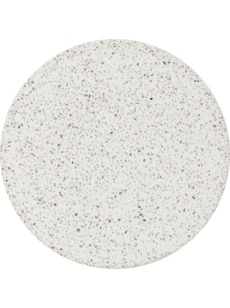 Table d'appoint de jardin en ciment effet terrazzo TIMANDRA Gris - Kiabi