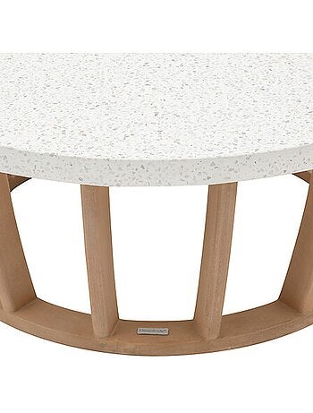 Table d'appoint de jardin ovale en aluminium VENUZIA