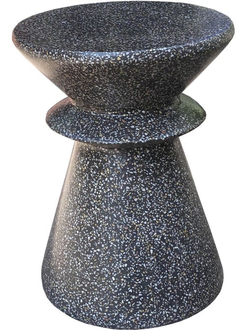 Table d'appoint de jardin ronde effet terrazzo ALTURIO - Kiabi