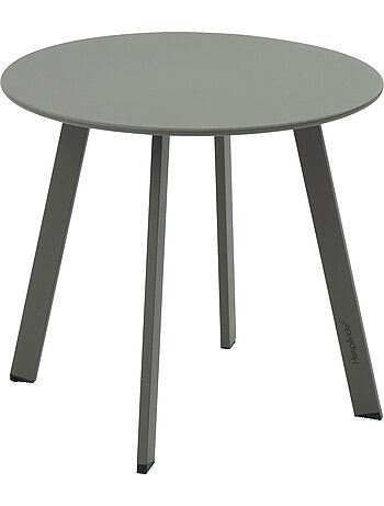 Table d'appoint de jardin ronde en acier SAONA