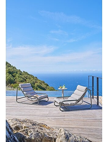 Table d'appoint de jardin ronde SOLETIA