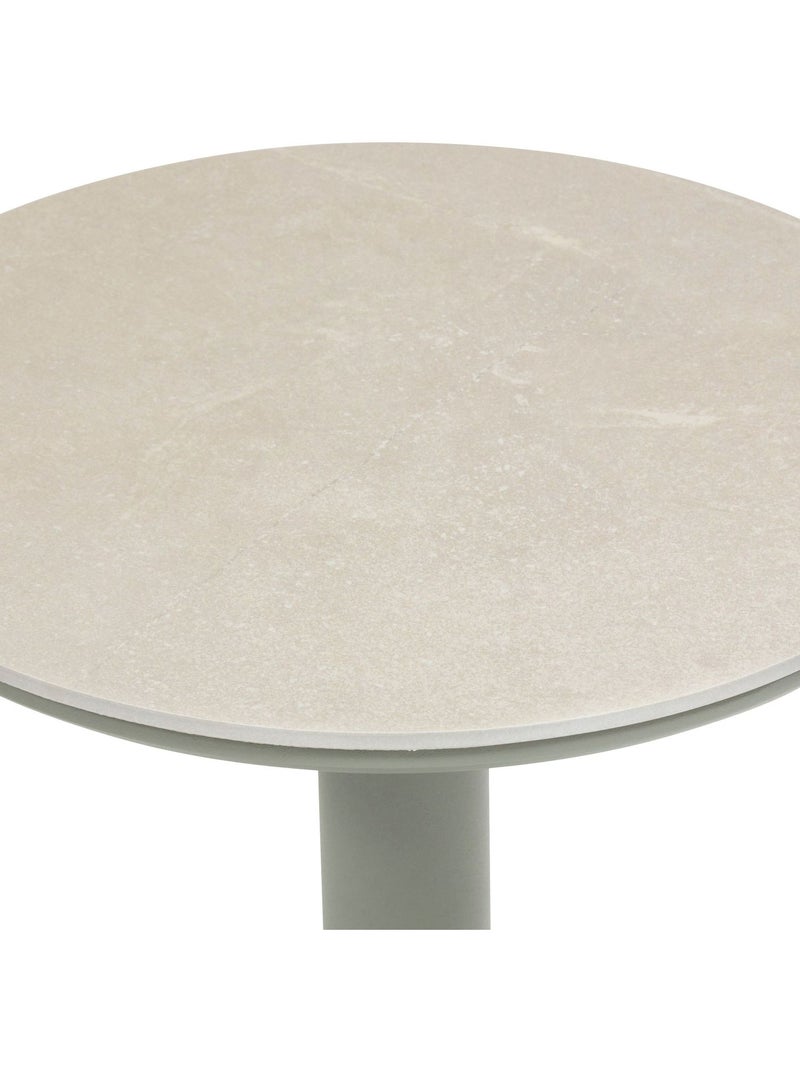 Table d'appoint de jardin ronde SOLETIA Vert - Kiabi