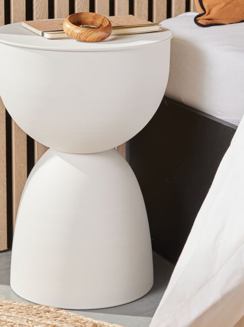 Table d'appoint rond en métal MATCHA - Kiabi