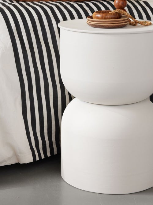 Table d'appoint rond en métal MOKA - Kiabi