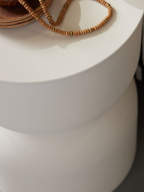 Table d'appoint rond en métal MOKA - Kiabi