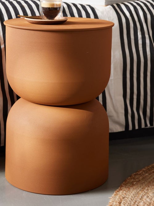 Table d'appoint rond en métal MOKA - Kiabi