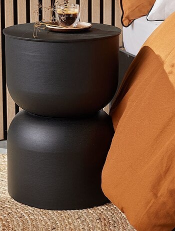 Table d'appoint rond en métal MOKA