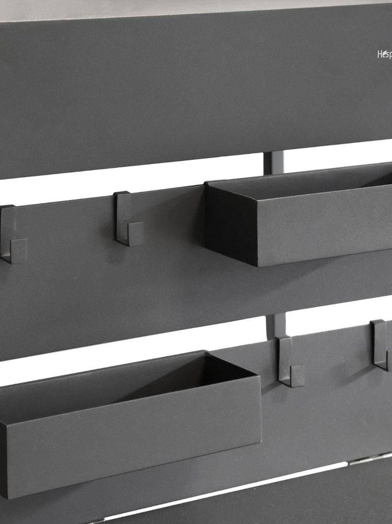 Table de balcon repliable Fira - 3 Personnes Gris - Kiabi