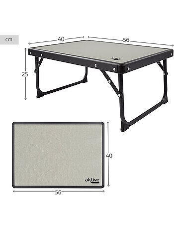 Table de camping basse pliante aktive