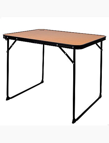 Table de camping pliante en bambou avec poignée de transport aktive