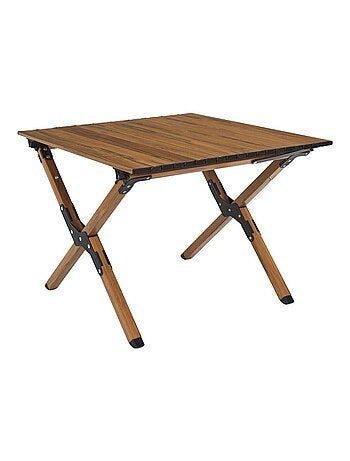 Table de camping pliante MARIPOSA effet bois