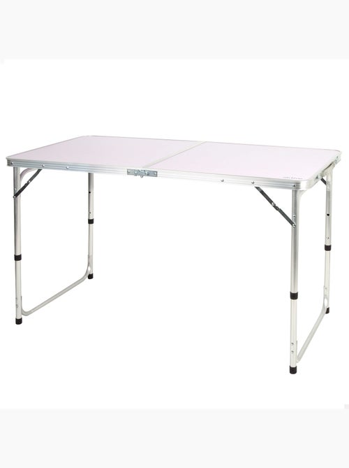 Table de camping pliante réglable en hauteur et antidérapante aktive - Kiabi Table de camping pliante réglable en hauteur et antidérapante aktive - Kiabi
